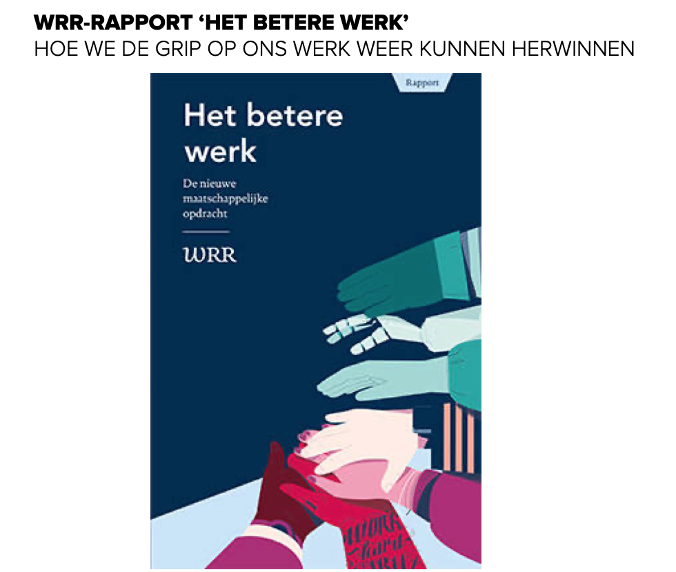 WRR-rapport Het Betere Werk