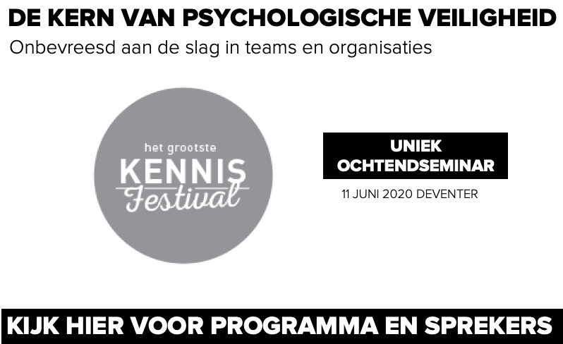 De kern van psychologische veiligheid - ochtendseminar - meer informatie