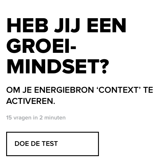 Heb jij een groeimindset? Test het online (en gratis)