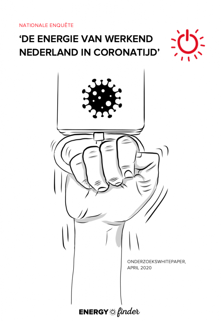 Nationale enquete naar de energie van werkend Nederland - in coronatijd - onderzoekswhitepaper - cover