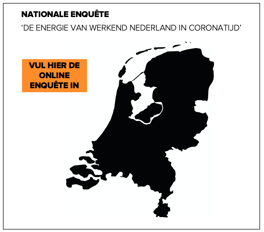 NATIONALE ENQUÊTE ‘DE ENERGIE VAN WERKEND NEDERLAND IN CORONATIJD’